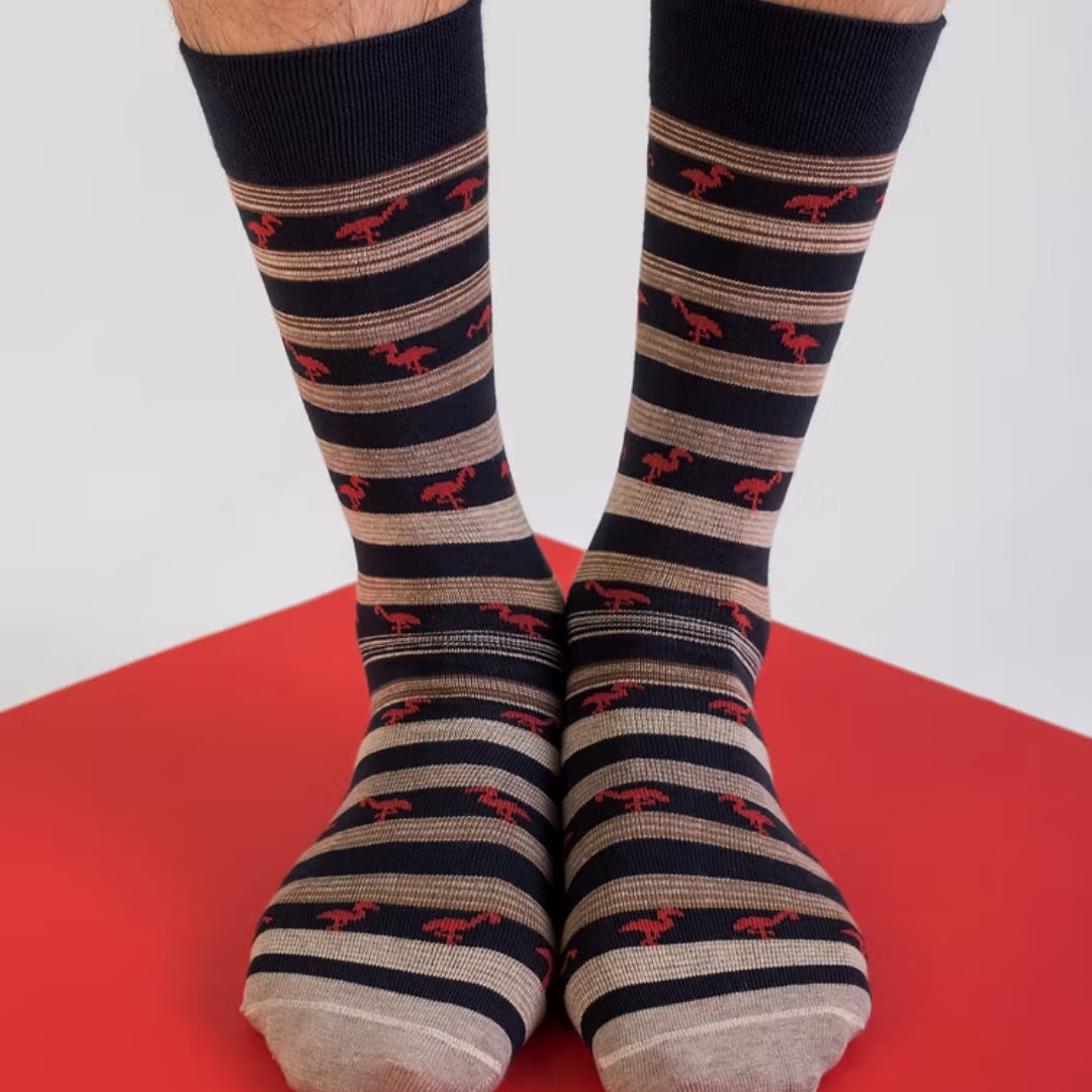 CALCETINES CASUALES FLAMINGO