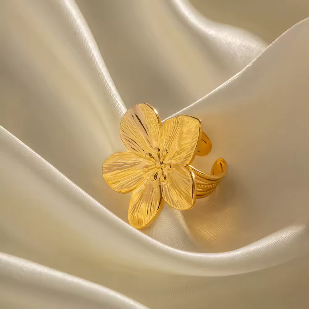 Anillo Flor de Hong Kong