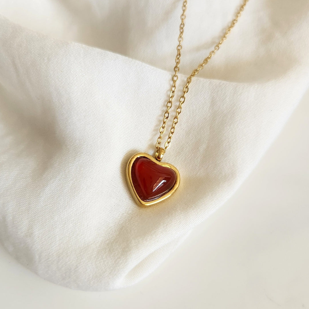 Collar Corazón Rojo