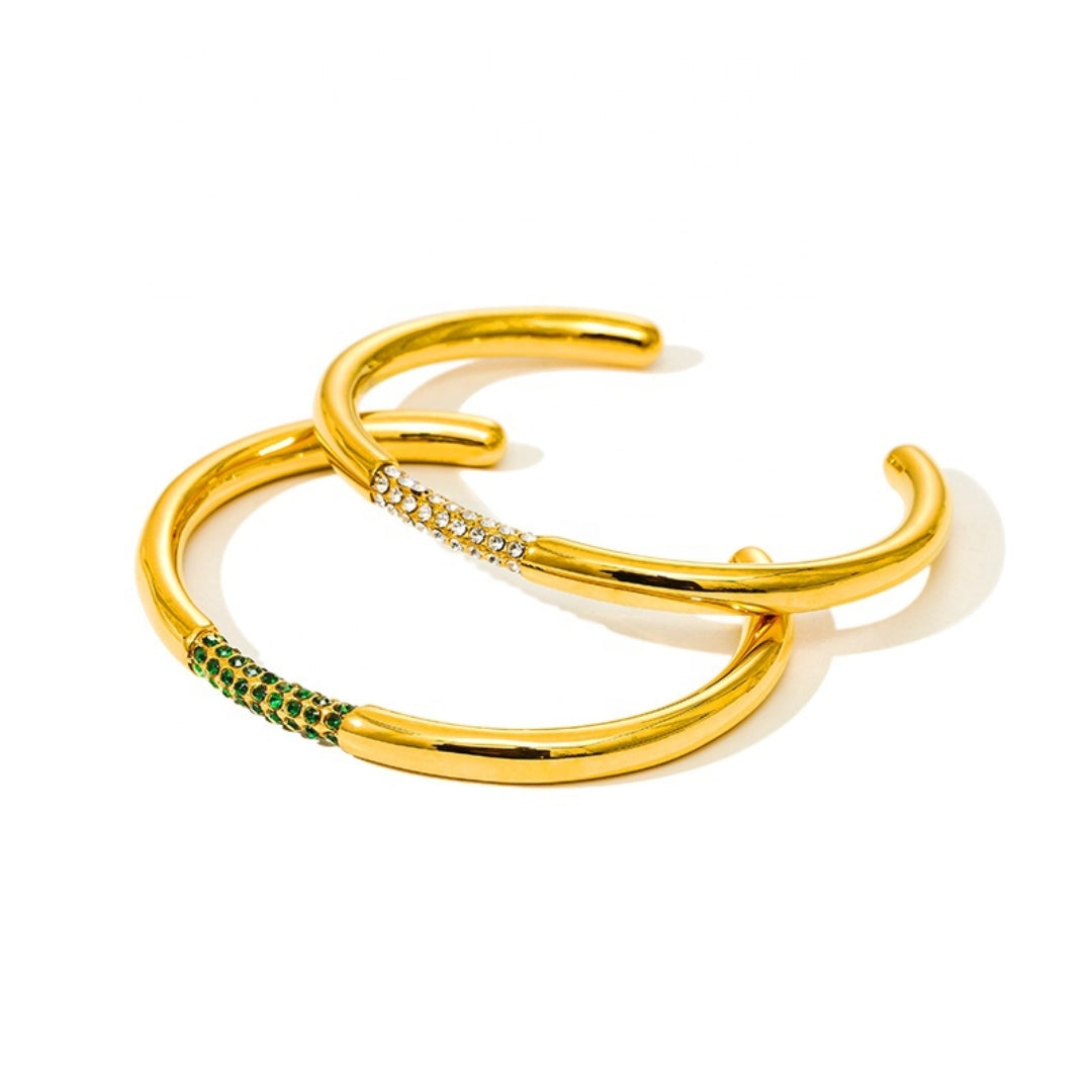 Pulsera Victoria - Circones transparentes