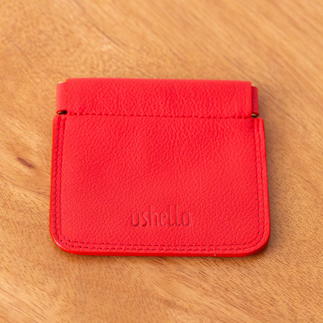 Monedero Rojo Coral