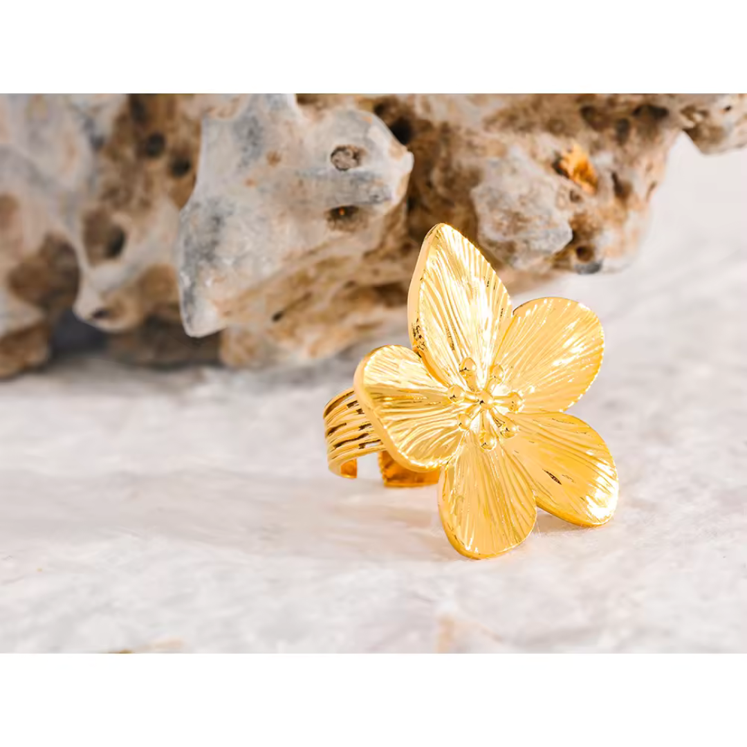 Anillo Flor de Hong Kong