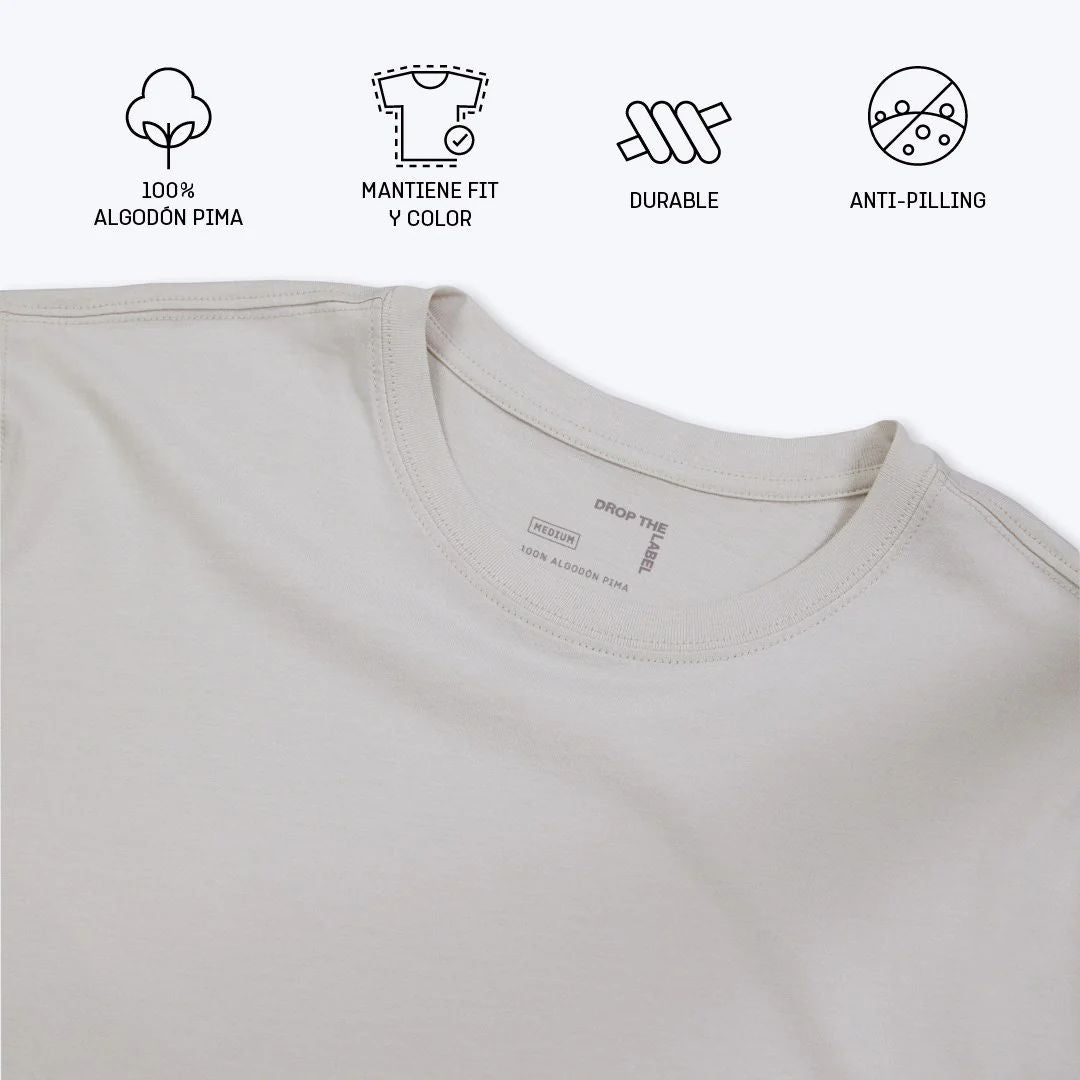 T-shirt | Pima Original | Platinum Gray