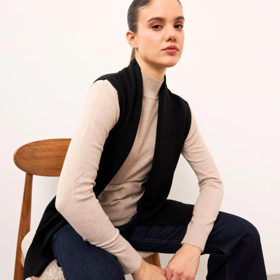 Chaleco Lorenza negro
