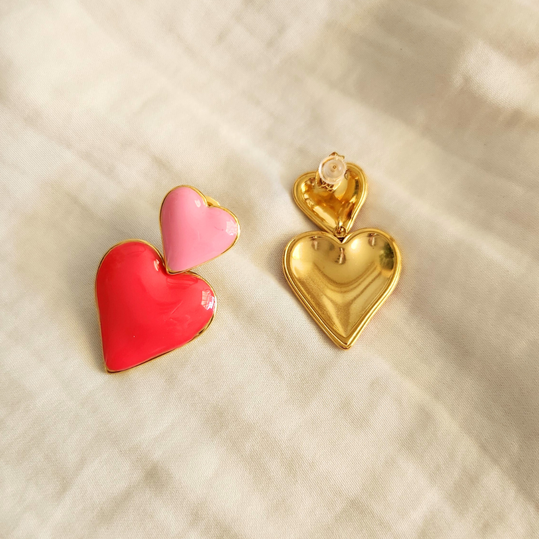 Aretes Pink Love