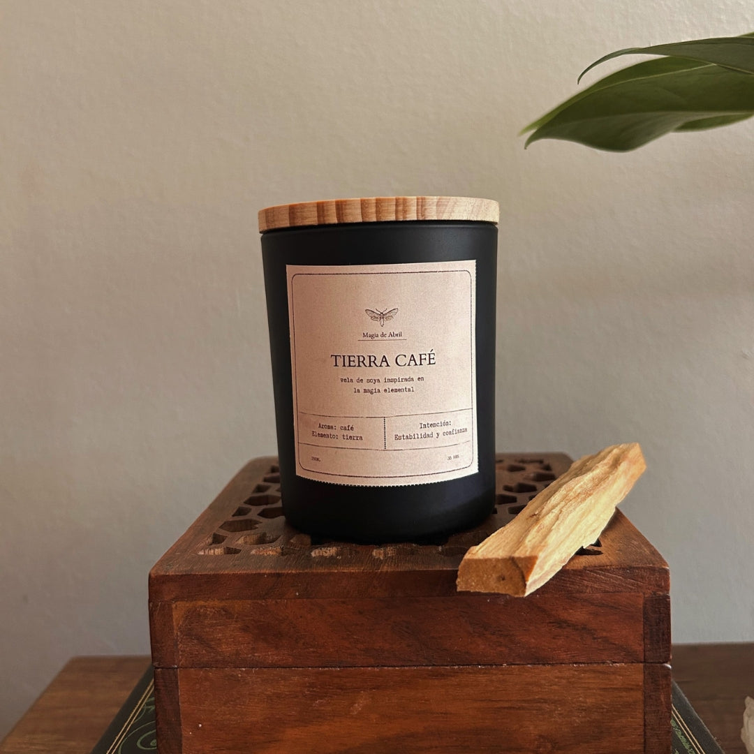 Vela de soya - Tierra Cafe