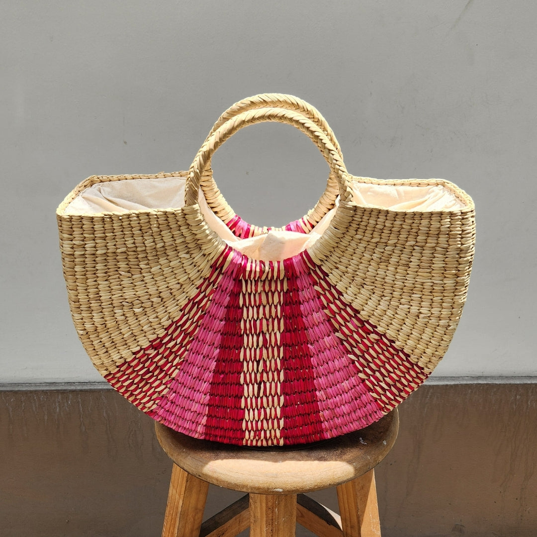 Cartera de junco Bora-Bora