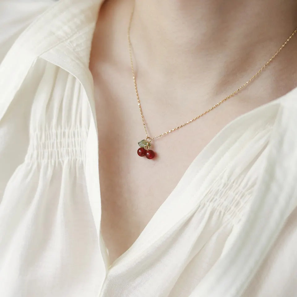 Collar Cerezas