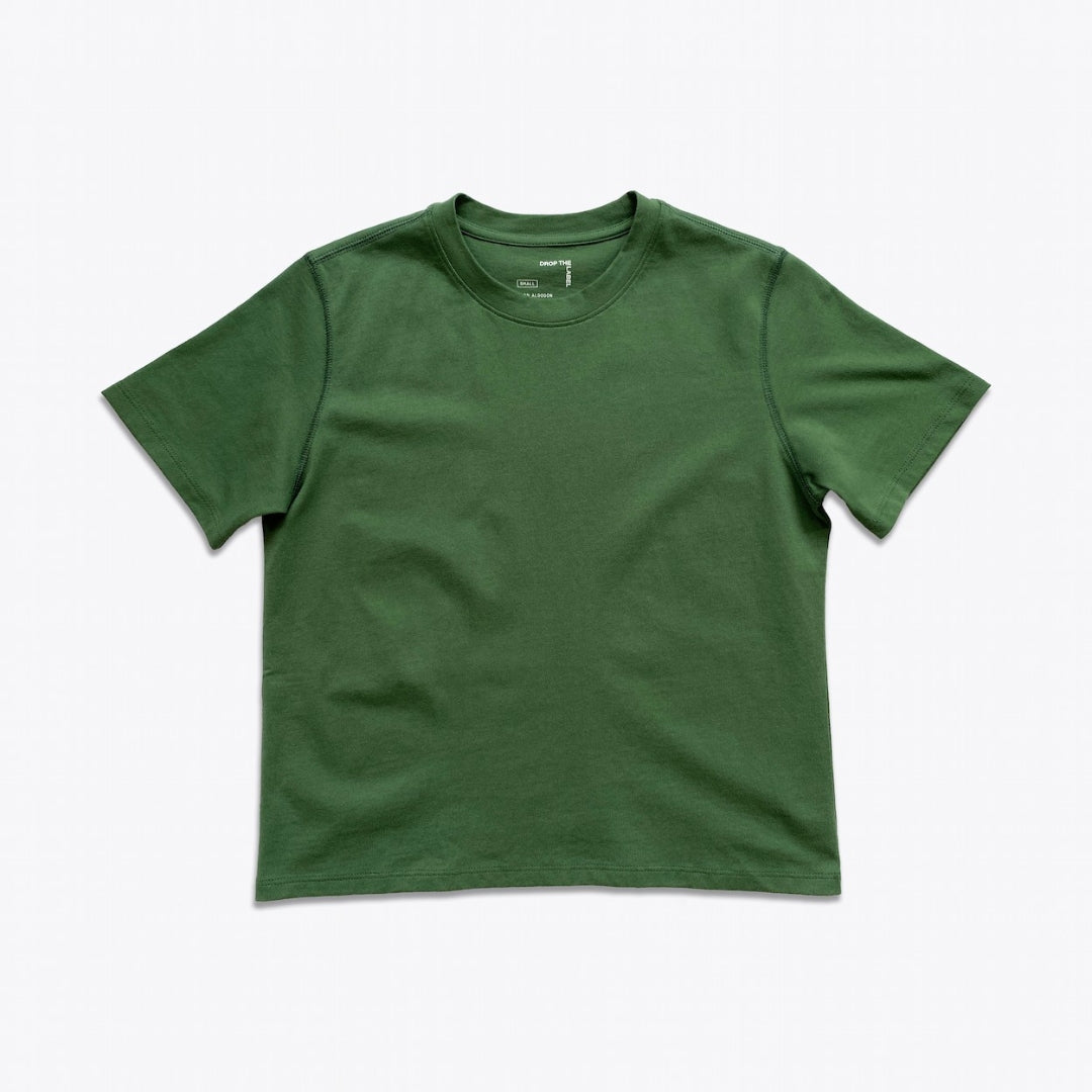 Boxy Tee | Heavy Cotton | Forest Green - Aguacate Shop Perú