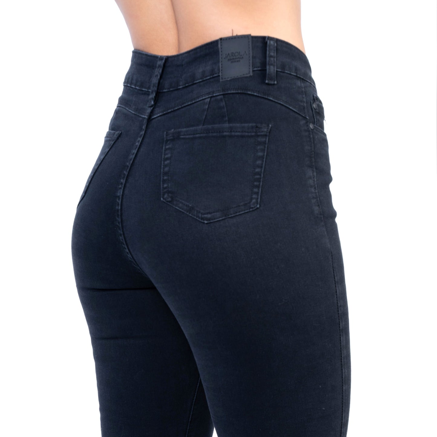 Pantalón Denim Flare Karla - Gris Oscuro