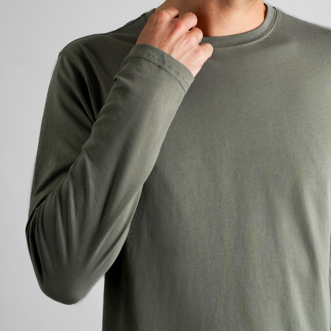 Long Sleeve | Pima Original | Dark Olive - Aguacate Shop Perú