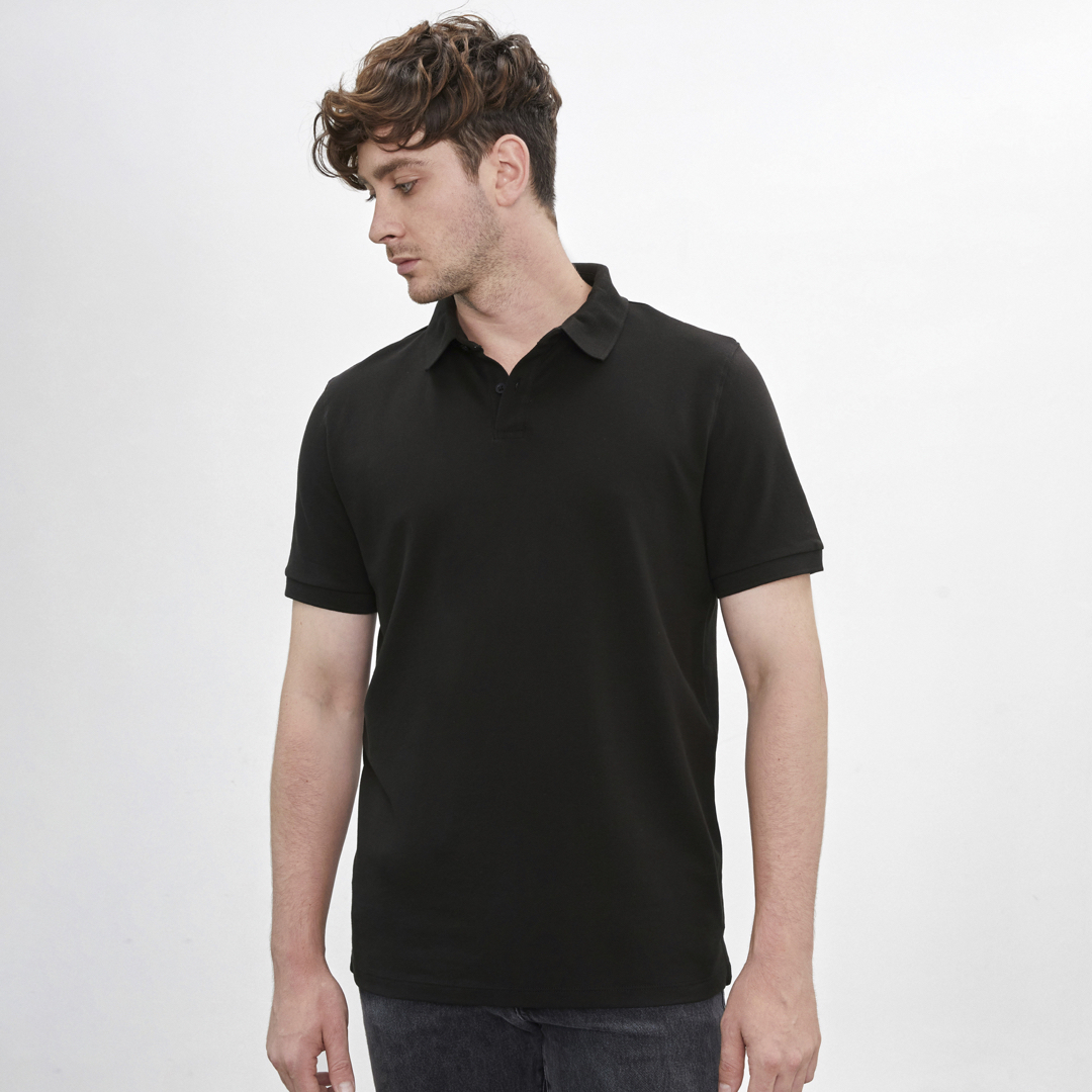Polo Shirt | Pima Piqué | Black