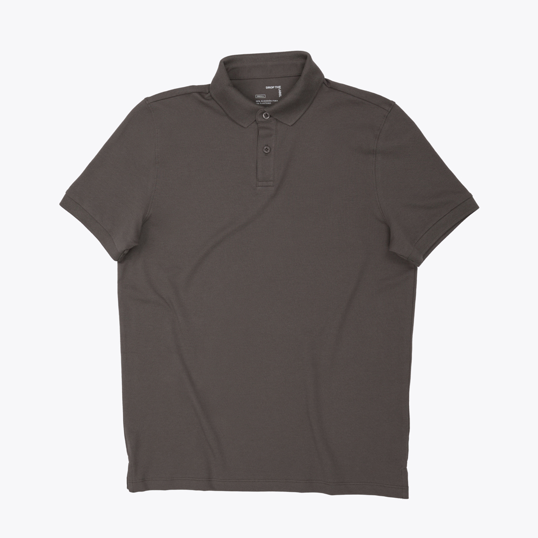 Polo Shirt | Pima Piqué | Earth Brown