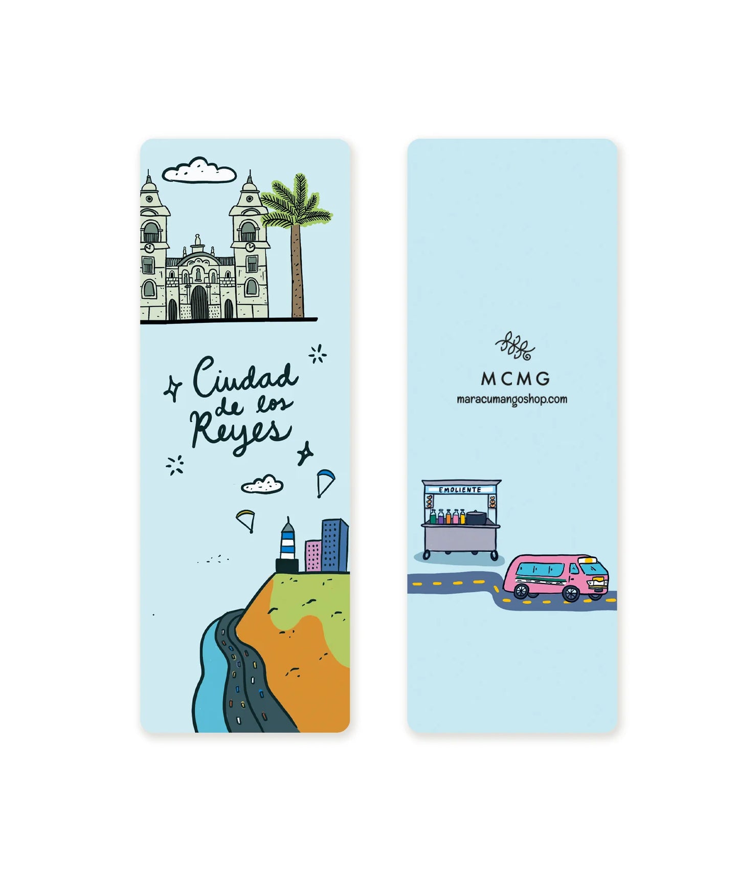 Separador de libros Ciudad de los Reyes