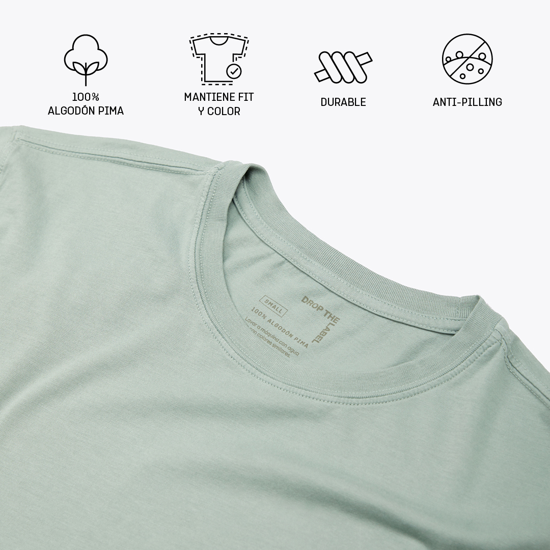 T-shirt | Pima Original | Surf Green