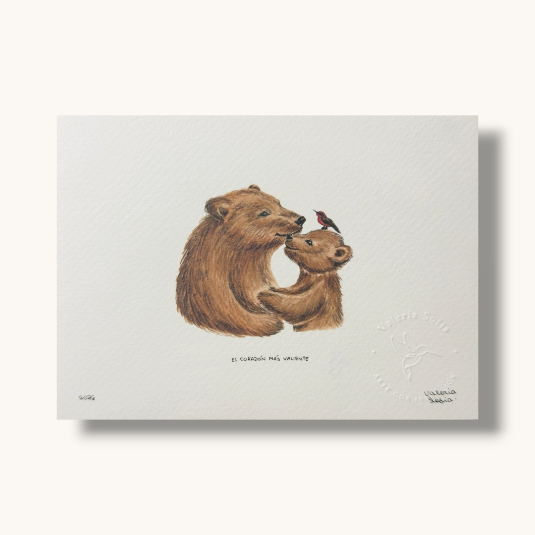 Art Print El corazón más valiente
