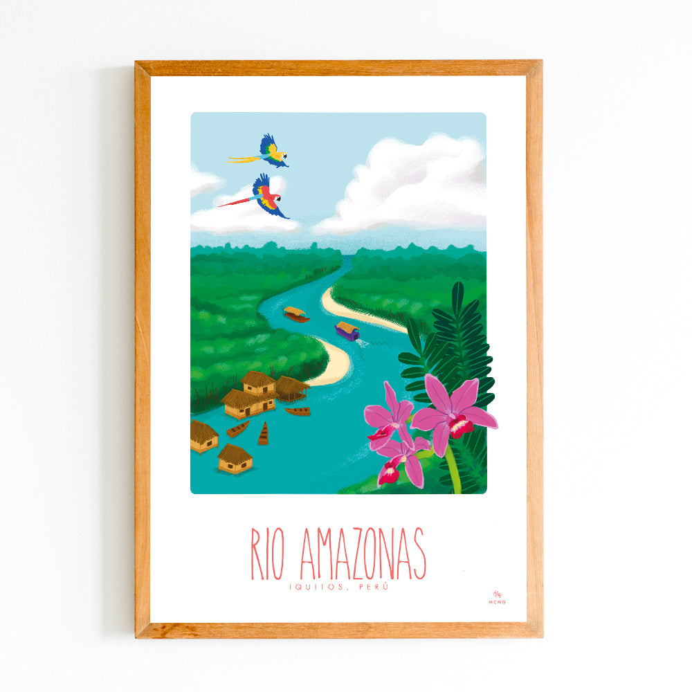 Art Print Rio Amazonas grande