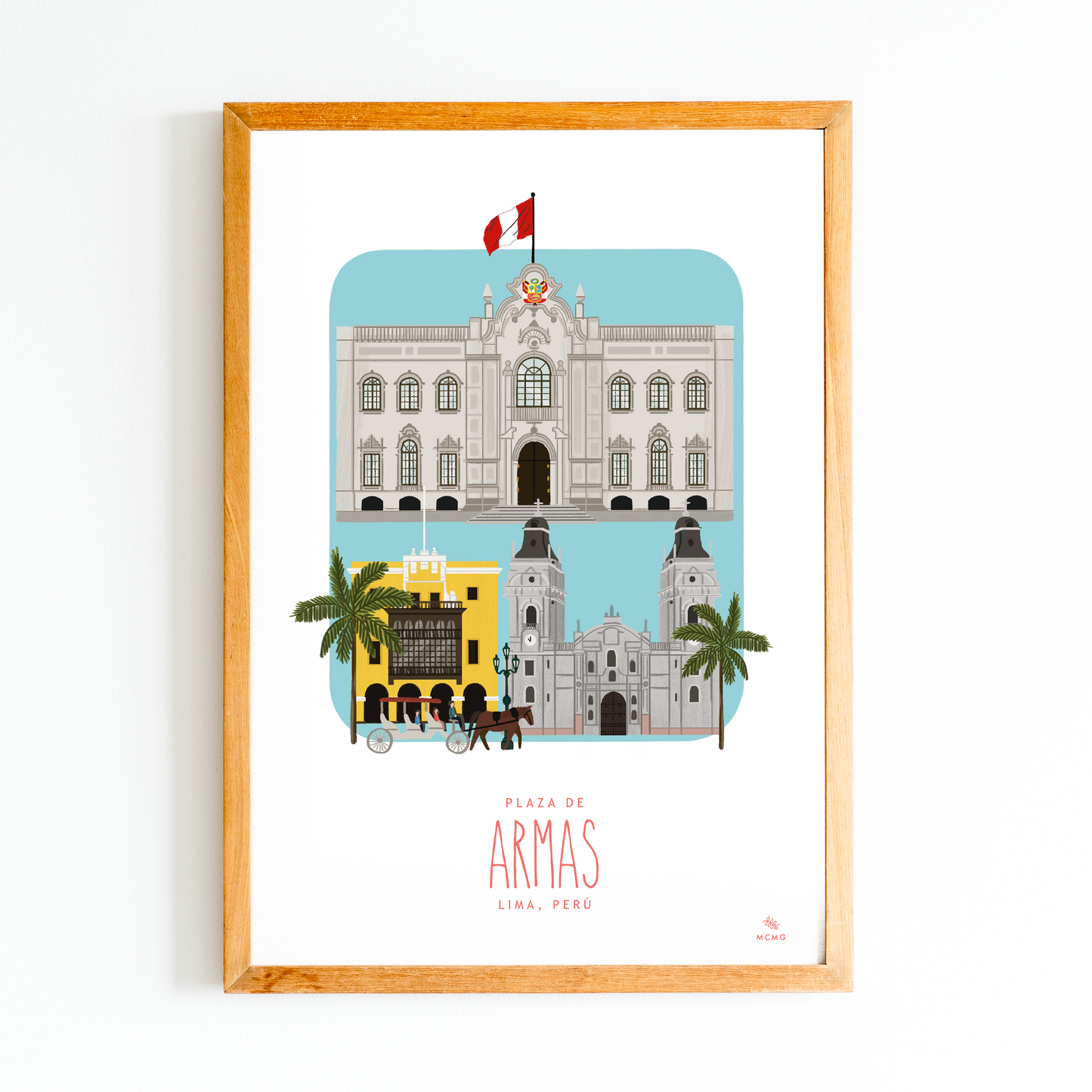 Art Print La Plaza grande - Aguacate Shop Perú