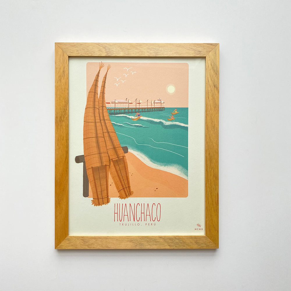 Art Print Huanchaco pequeño - Aguacate Shop Perú