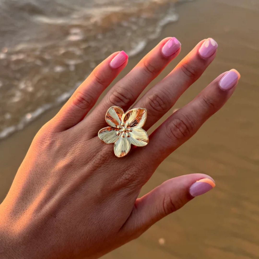 Anillo Flor de Hong Kong - Aguacate Shop Perú