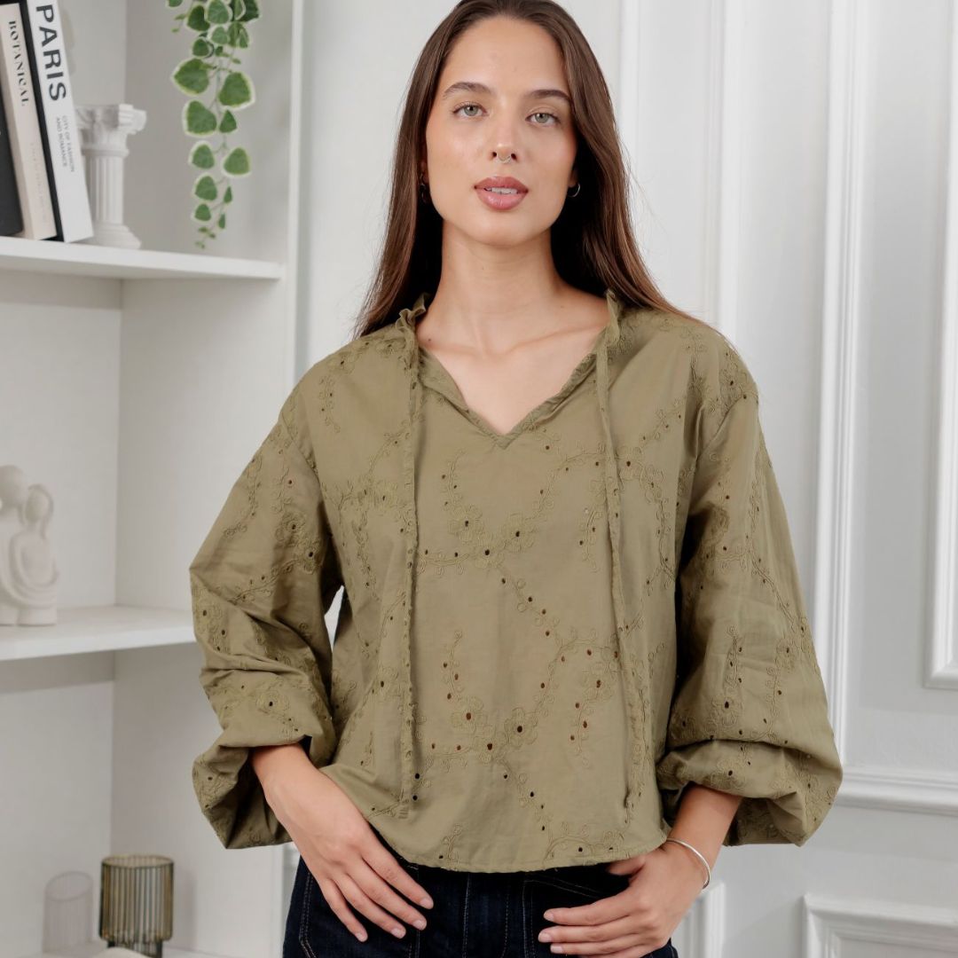 Blusa Iliana verde