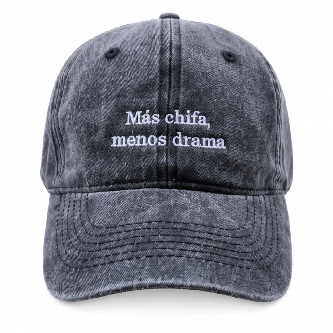 Gorra Más chifa, menos drama - Aguacate Shop Perú