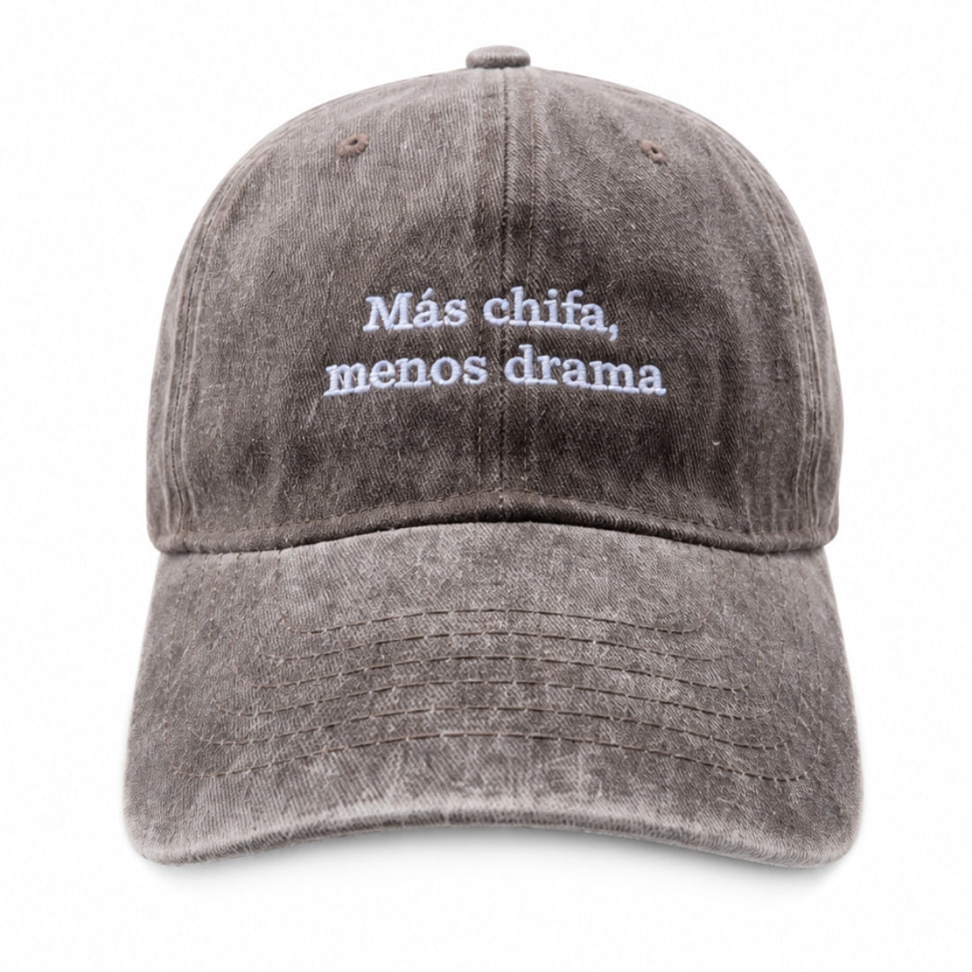 Gorra Más chifa, menos drama - Aguacate Shop Perú