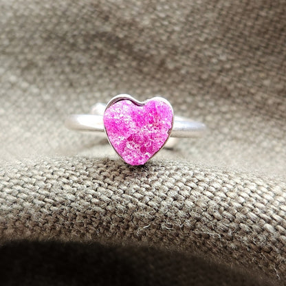 Anillo Rubí Corazón