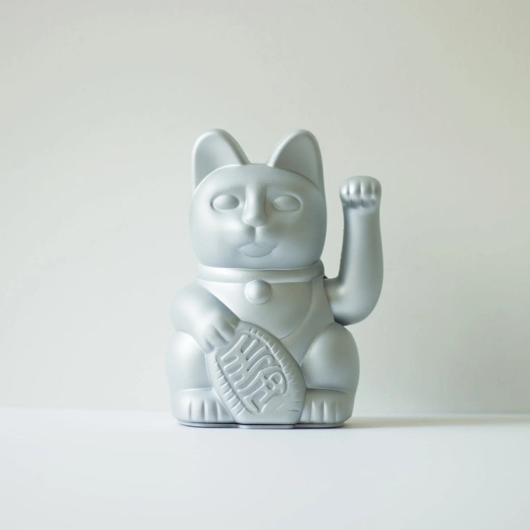 Gatos de la Suerte - Plateado