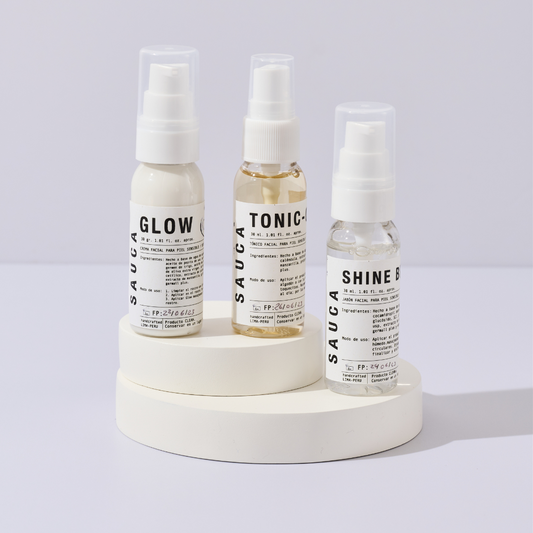 The skin care set Travel size