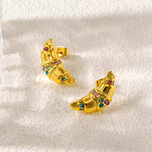 Aretes Croissant - Rainbow