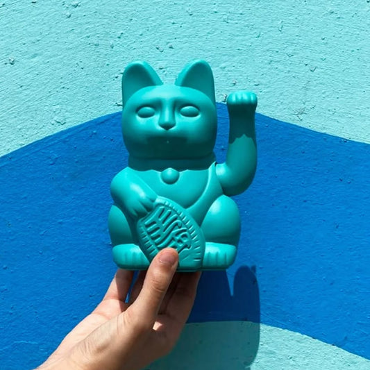 Gatos de la Suerte - turquesa - Aguacate Shop Perú