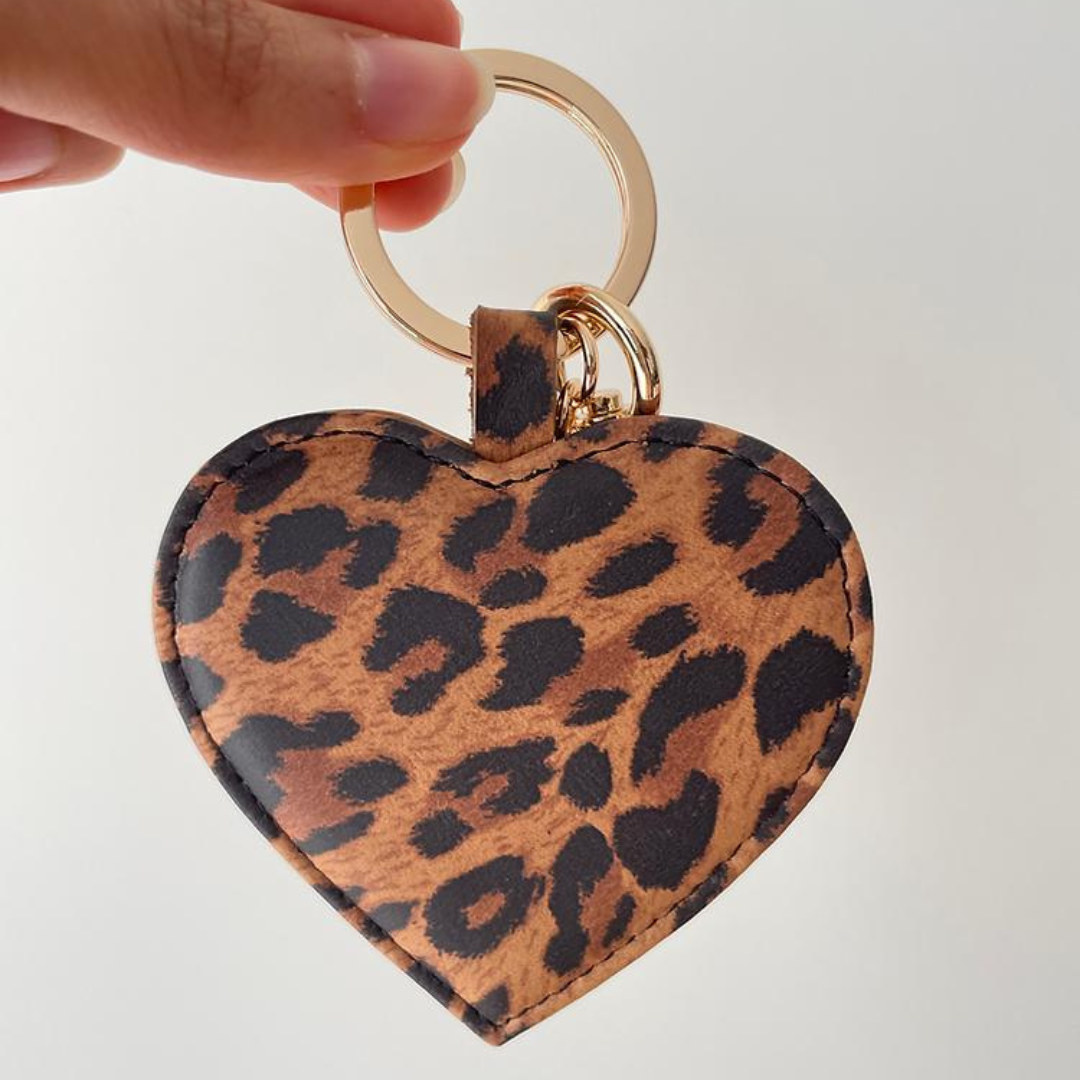 Charm corazón Animal Print