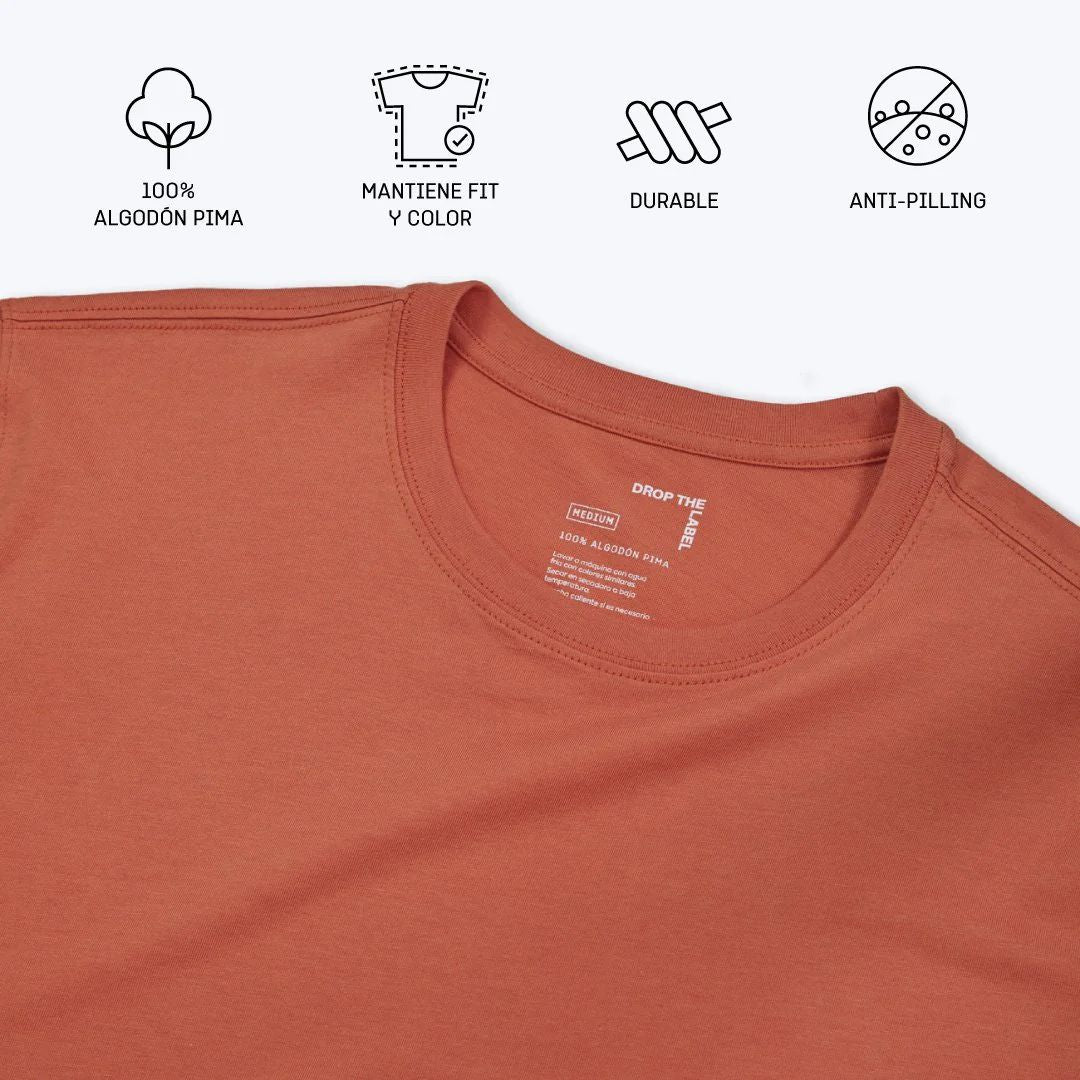 T-shirt | Pima Original | Rust Orange