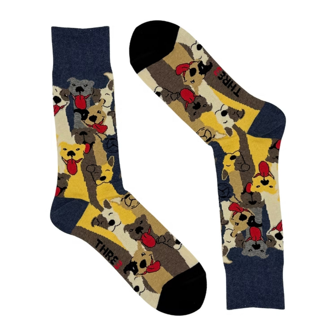 CALCETINES CASUALES DOGS L