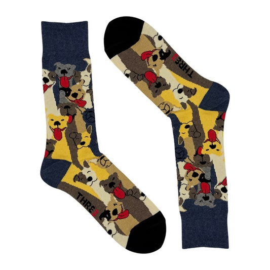 CALCETINES CASUALES DOGS L - Aguacate Shop Perú