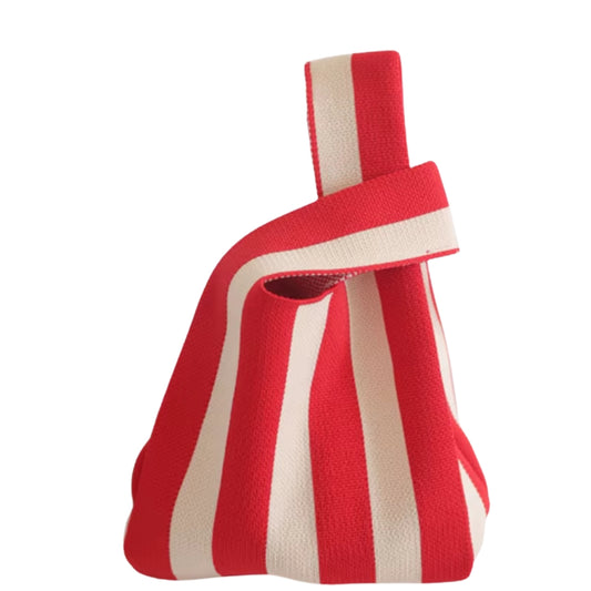 Stripes Bag (rojo con crema) - Aguacate Shop Perú