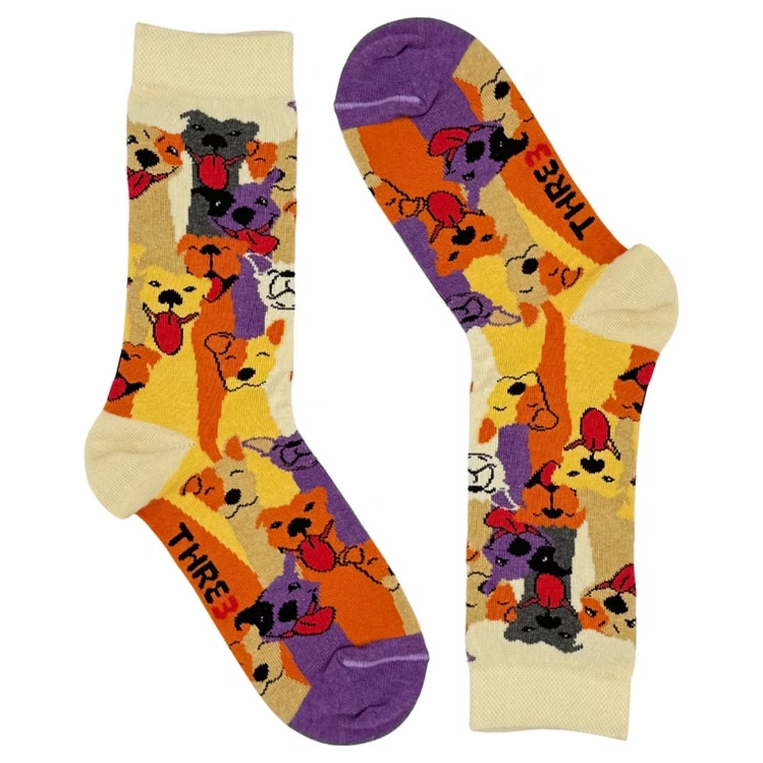 CALCETINES CASUALES DOGGIES M