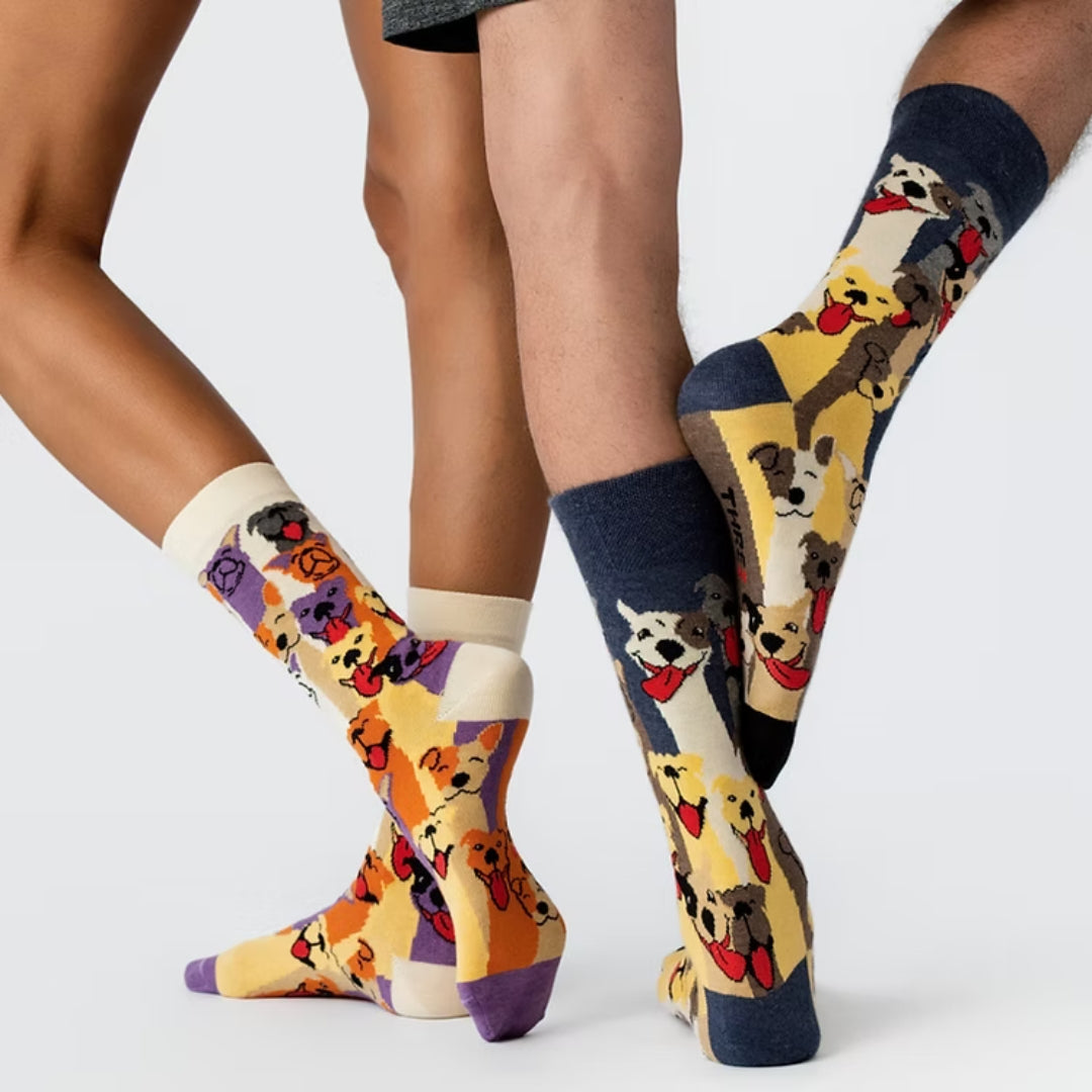 CALCETINES CASUALES DOGS L