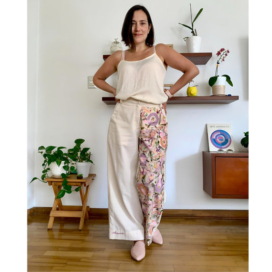 Pantalón Bohemia - Lino vainilla - Aguacate Shop Perú