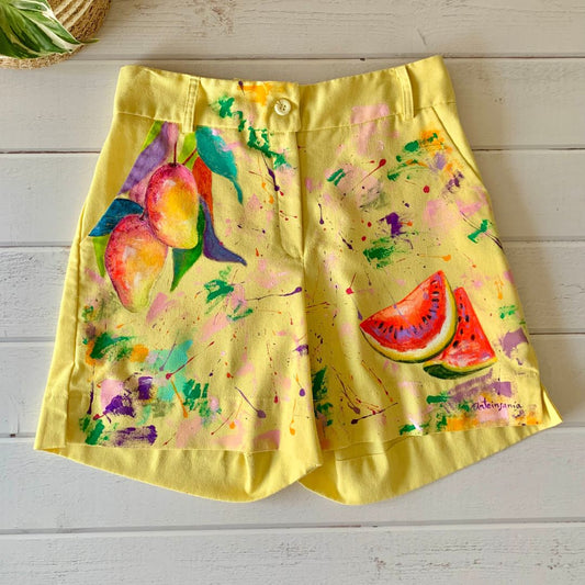Short Color y Sabor - Lino amarillo - Talla S/M (Modelo 2)