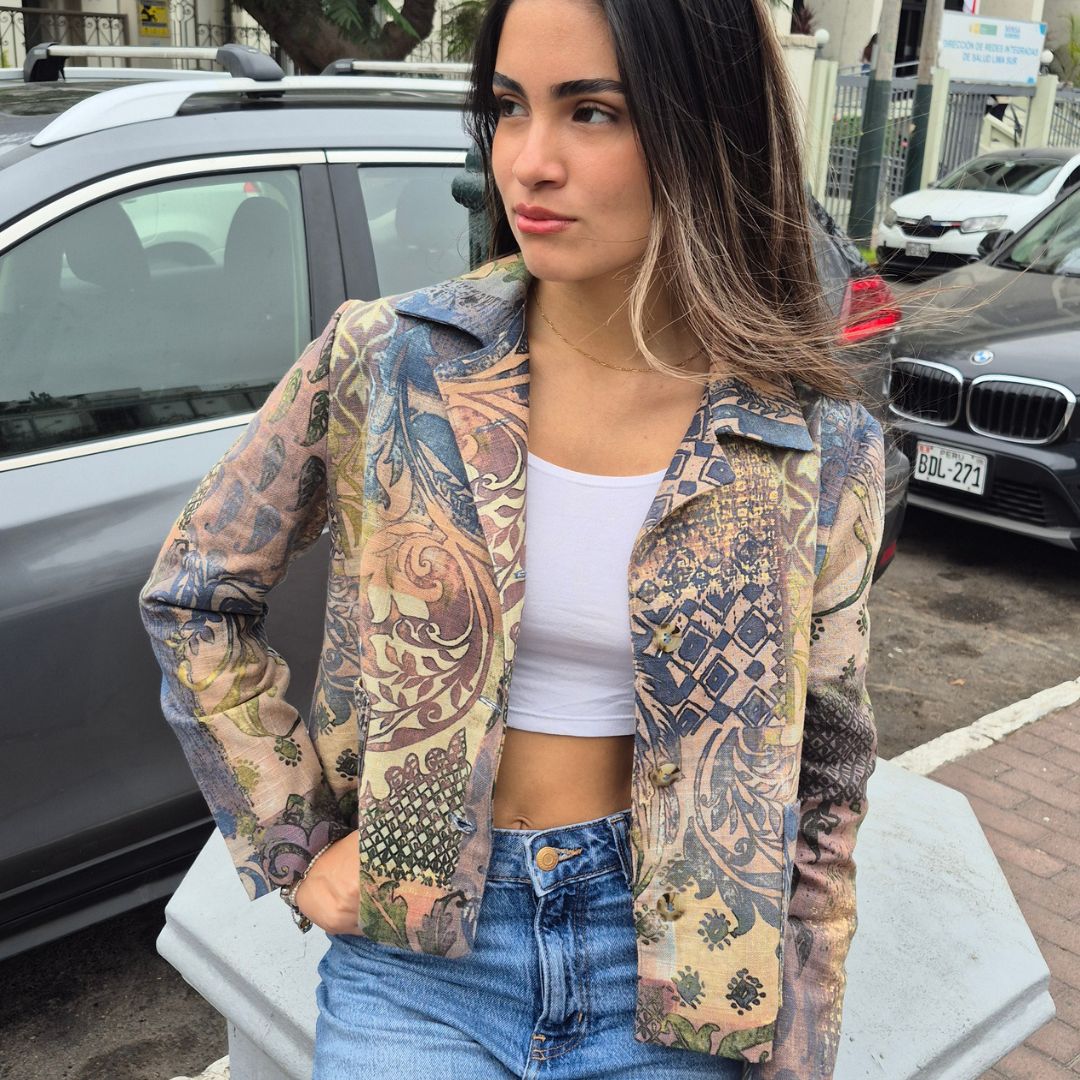 Chaqueta Stephanie - Azul vintage