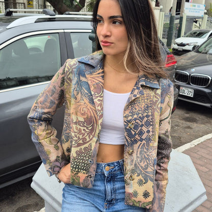 Chaqueta Stephanie - Azul vintage