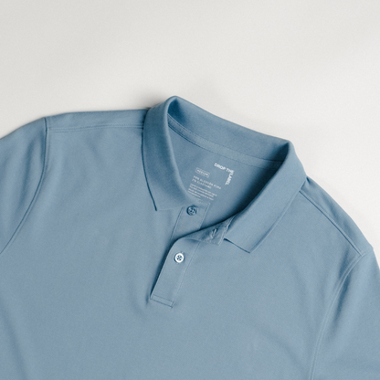 Polo Shirt | Pima Piqué | Smoke Blue