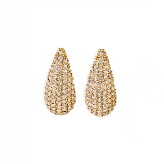 Aretes gotas circones transparentes - Aguacate Shop Perú