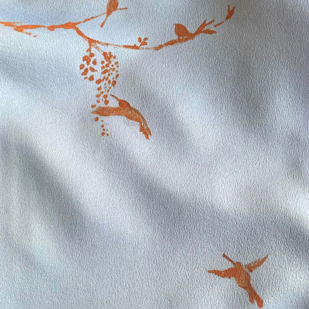 Blusa Artevimiento seda celeste - Talla S/M