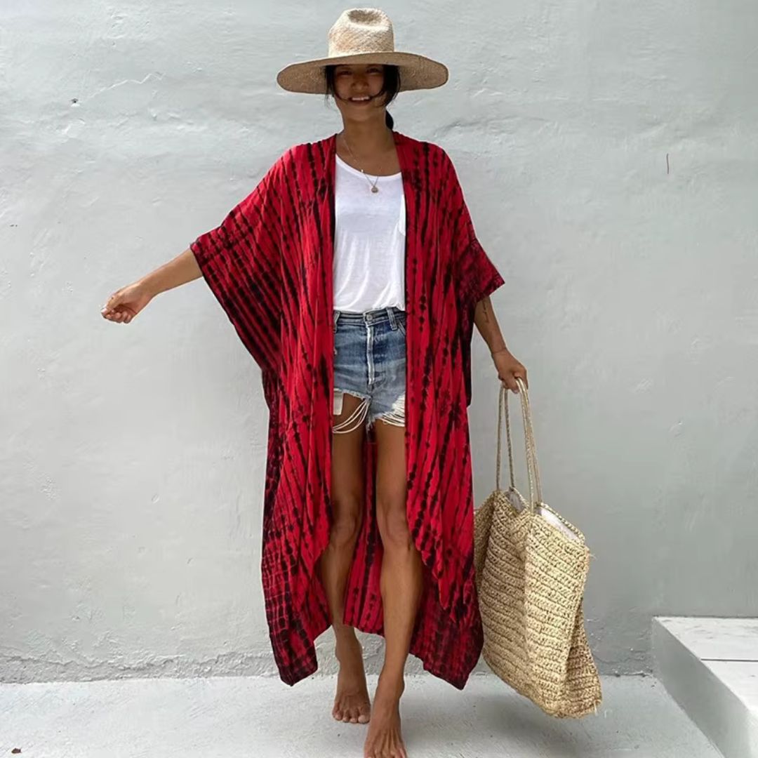Salida de baño Positano - Rojo