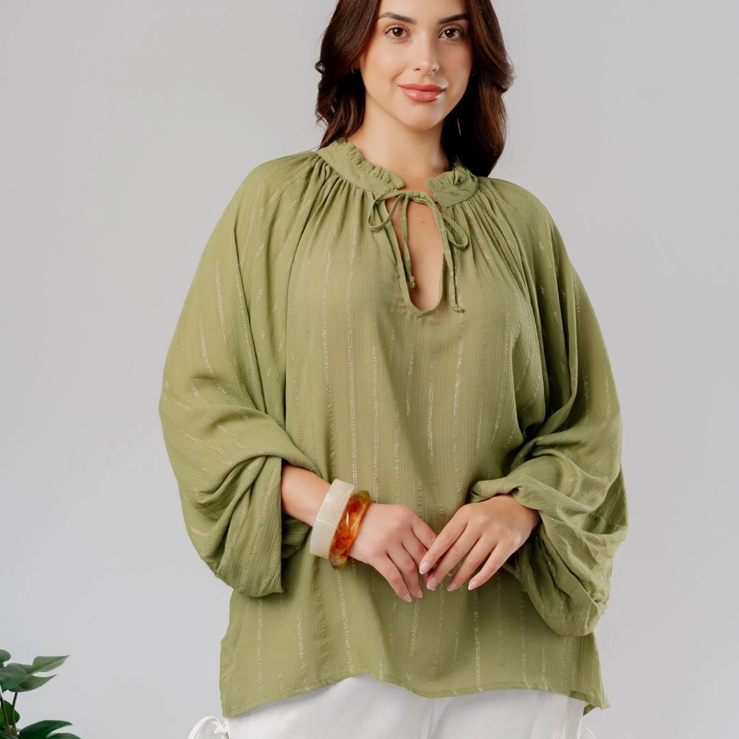 Blusa Miranda Verde - Aguacate Shop Perú