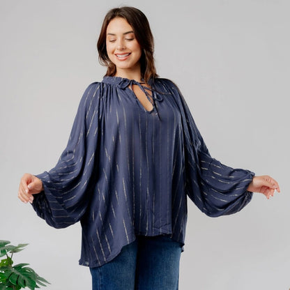 Blusa Miranda Azul - Aguacate Shop Perú