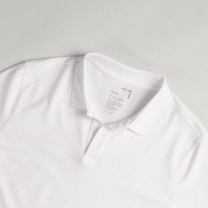 Polo Shirt | Pima Piqué | White